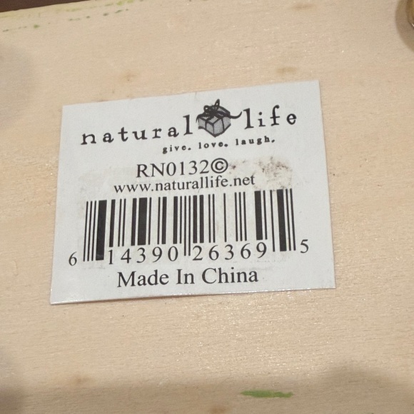 NATURAL LIFE Inspirational Label with Black Text - Picture 2 of 5